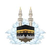 illustration av kaaba vektor