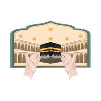 illustration av kaaba vektor