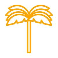 Palme Baum Symbol. Illustration vektor