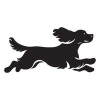 Hund - - Cocker Spaniel Laufen Illustration vektor
