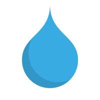 eben Design Wasser fallen Symbol. vektor