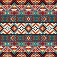 einheimisch amerikanisch Design, ethnisch Muster, abstrakt geometrisch Ornament vektor