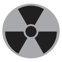 nuklear Bombe Symbol Vektoren Illustration