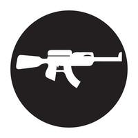 gevär ikon illustration symbol design vektor