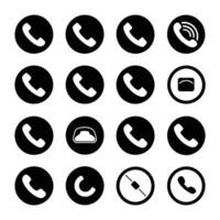 Anruf Symbol Pack einschließlich Handy, Mobiltelefon Telefon Ring vektor