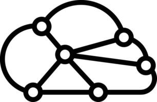 lagring data ikon symbol bild för databas illustration vektor