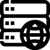 Lager Daten Symbol Symbol Bild zum Datenbank Illustration vektor