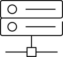 Lager Daten Symbol Symbol Bild zum Datenbank Illustration vektor