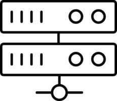 Lager Daten Symbol Symbol Bild zum Datenbank Illustration vektor