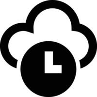 Wolke Symbol Symbol Bild. Illustration von das Hosting Lager Design vektor