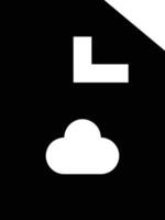 Wolke Symbol Symbol Bild. Illustration von das Hosting Lager Design vektor