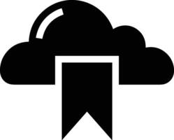 Wolke Symbol Symbol Bild. Illustration von das Hosting Lager Design vektor