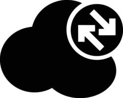 Wolke Symbol Symbol Bild. Illustration von das Hosting Lager Design vektor