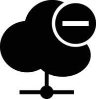 Wolke Symbol Symbol Bild. Illustration von das Hosting Lager Design vektor