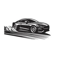 bil silhuett design på vit bakgrund. bil illustration.car logotyp vektor