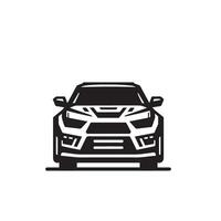 bil silhuett design på vit bakgrund. bil illustration.car logotyp vektor