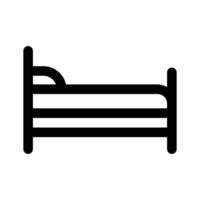 prüfen diese schön Design Symbol von Bett im editierbar Stil, bereit zu verwenden Symbol vektor