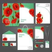 Poppy Corporate Identity vektor