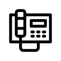 Telefon Symbol. Linie Symbol zum Ihre Webseite, Handy, Mobiltelefon, Präsentation, und Logo Design. vektor