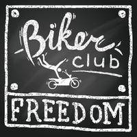 motobikers club poster vektor