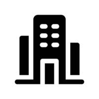 Büro Symbol. Glyphe Symbol zum Ihre Webseite, Handy, Mobiltelefon, Präsentation, und Logo Design. vektor