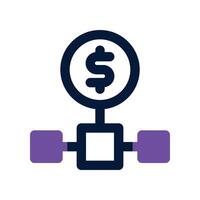 Geld Verwaltung Symbol. gemischt Symbol zum Ihre Webseite, Handy, Mobiltelefon, Präsentation, und Logo Design. vektor