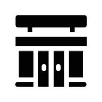 Supermarkt Symbol. Glyphe Symbol zum Ihre Webseite, Handy, Mobiltelefon, Präsentation, und Logo Design. vektor
