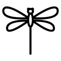 Libelle Liniensymbol vektor