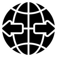 global online Glyphe Symbol vektor