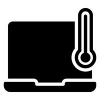 Laptop-Glyphe-Symbol vektor