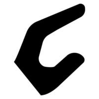 Prise Glyphe Symbol vektor