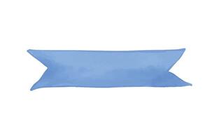 Blau Band Banner im Aquarell vektor