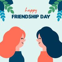 glücklich Freundschaft Tag Illustration Hintergrund vektor