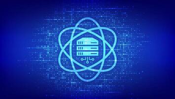 Daten Wissenschaft Symbol gemacht mit binär Code. tief Lernen. künstlich Intelligenz, Analyse. groß Daten. Maschine Lernen. Computer Wissenschaft Technologie. Digital binär Code Hintergrund. Illustration. vektor