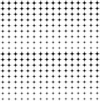 Textur im das bilden von ein abstrakt Muster von Sterne auf ein Weiß Hintergrund vektor