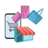 Illustration von E-Commerce vektor