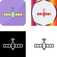 einzigartig Satellit Symbol Design vektor