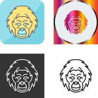 orangutang ikon design vektor