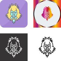 Mandrill Symbol Design vektor