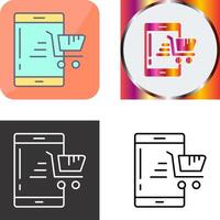 Online-Shop-Icon-Design vektor