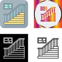 Treppen-Icon-Design vektor