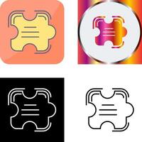 Puzzle-Icon-Design vektor