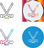 Eishockey-Icon-Design vektor