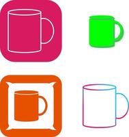 Kaffeebecher-Icon-Design vektor