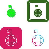unik global signaler ikon design vektor
