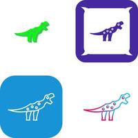 Dinosaurier Symbol Design vektor
