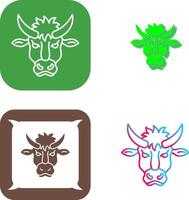 bison ikon design vektor