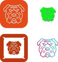 Bulldogge Symbol Design vektor