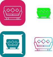 Sofa-Icon-Design vektor