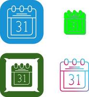 Kalender Icon Design vektor